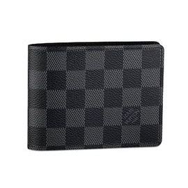 louis vuitton black and grey wallet|Louis Vuitton black checkered wallet.